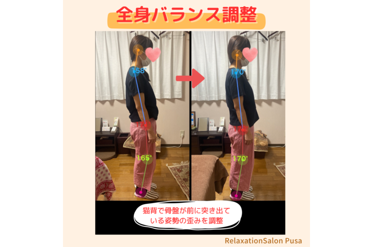 姿勢調整
